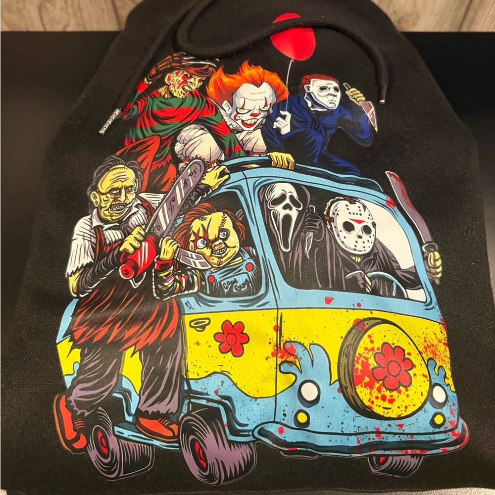 Horror Character Graphic Hoodie